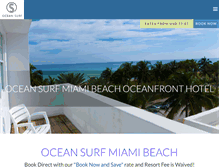 Tablet Screenshot of oceansurf.com